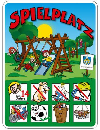 das spielplatzschild